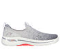 Skechers GO WALK Arch Fit - Lunar Views, GRAY / CORAL, large image number 0