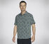 The GO WALK Air Printed Short Sleeve Shirt, TAUPE / BEIGE, swatch