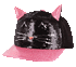 Cat Ear Hat, BLACK, swatch