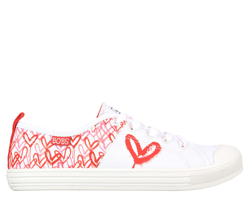 Skechers x JGoldcrown: BOBS B Cool - All Corazon, WIT / ROOD / ROZE, largeimage number 0