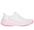 Skechers Slip-ins x JGoldcrown: Max Cushioning, WIT / ROZE, swatch