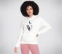 SKECH-SWEATS Magnolia Dreams Pullover Hoodie, WHITE / SILVER, large image number 0