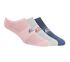 3 Pack No Show Stretch Socks, PINK / NAVY, swatch