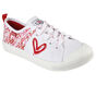 Skechers x JGoldcrown: BOBS B Cool - All Corazon, WHITE / RED / PINK, large image number 5