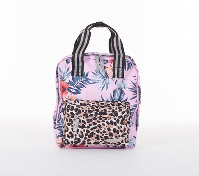 Print Leopard Mini Backpack