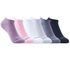 6 Pack Color Liner Socks, ASSORTI, swatch