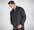 Skechers Apparel Apex Quilted Jacket, BLACK, swatch