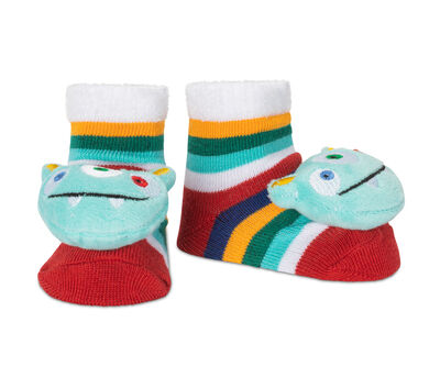 Infant Monster Rattle Socks - 2 Pack