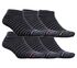 6 Pack Low Cut Stripe Socks, GRIS, swatch