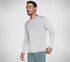Skechers Apparel On the Road Long Sleeve, GRAY, swatch