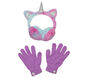 Unicorn Earmuffs and Gloves Set, PURPER / MULTI, large image number 0