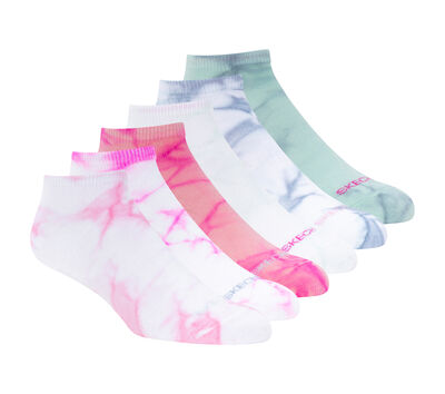 Tie-Dye Low Cut Socks - 6 Pack