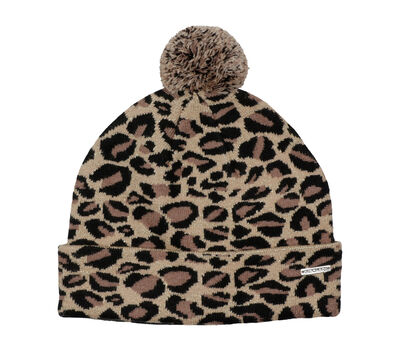 Leopard Print Beanie Hat