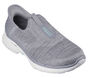 Skechers Slip-ins: GO WALK 6 - Fabulous View, GRAY, large image number 5