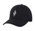 SKECHWEAVE Diamond Stretch Fit Hat, BLACK, swatch