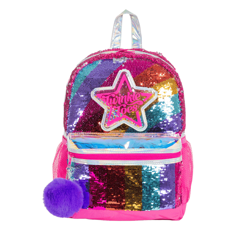 Confetti Rainbow Backpack, MULTI, largeimage number 0