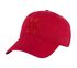 Paw Print Twill Washed Hat, ROOD, swatch
