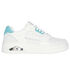 Uno Court - Courted Style, WHITE / TURQUOISE, swatch
