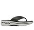 Skechers GOwalk Arch Fit Sandal, BLACK / GRAY, swatch