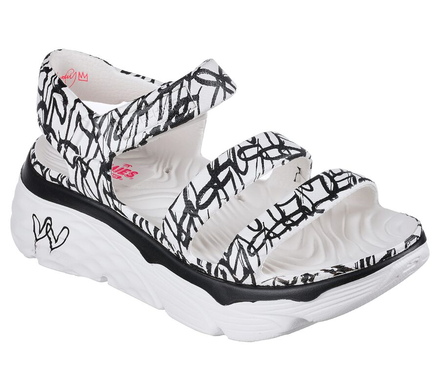 JGoldcrown: Foamies Max Cushioning - About Love, WHITE / BLACK, largeimage number 0