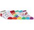 6 Pack Low Cut Rainbow Socks, MULTI, swatch