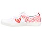 Skechers x JGoldcrown: BOBS B Cool - All Corazon, WIT / ROOD / ROZE, large image number 4