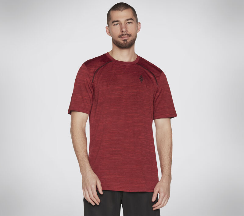 Skechers Apparel On the Road Tee, RED, largeimage number 0