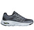 Skechers Arch Fit - Charge Back, CHARCOAL/BLACK, swatch
