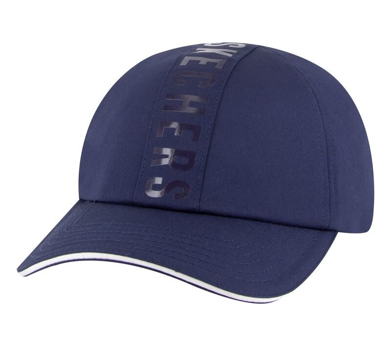 Wrap Logo Baseball Hat, BLEU MARINE, largeimage number 0