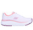 Skechers Max Cushioning Delta, WHITE / CORAL, swatch
