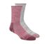 Merino Wool Crew Socks - 2 Pack, ROSE / GRIS, swatch