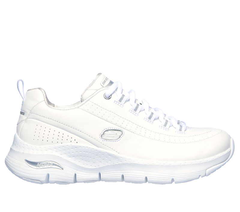 Skechers Arch Fit - Citi Drive, WIT / ZILVER, largeimage number 0