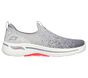 Skechers GO WALK Arch Fit - Lunar Views, GRAY / CORAL, large image number 4