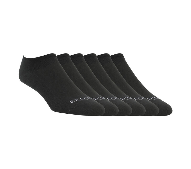 6 Pack Color Liner Socks, NOIR, largeimage number 0