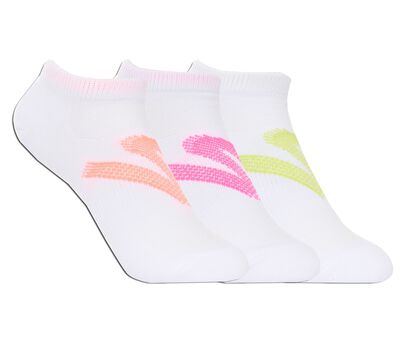 3 Pack Non Terry Ankle Color Socks