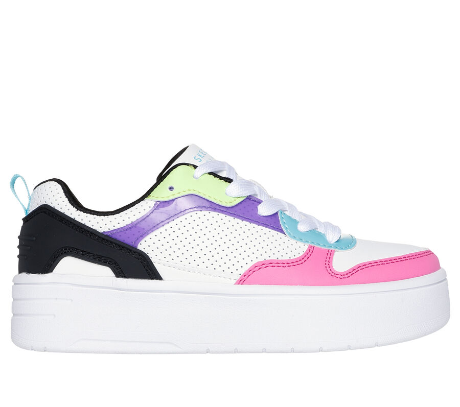 Court High - Color Crush, WHITE / BLACK / MULTI, largeimage number 0