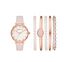 Clear Crystal Watch Giftset, ROSE, swatch