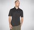 Skechers Apparel On the Road Polo, BLACK / CHARCOAL, swatch