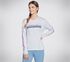 Skechers GOlounge Stacked Long Sleeve Tee, GRIS CLAIR, swatch