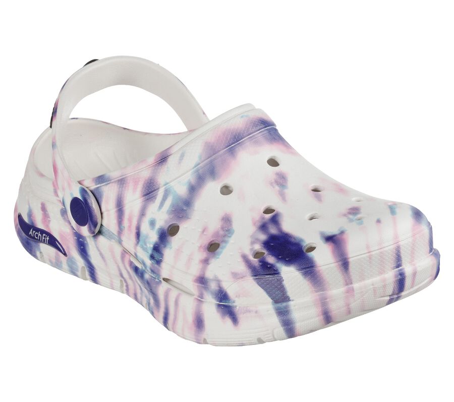 Foamies: Arch Fit - Hippie Mania, WHITE / PURPLE, largeimage number 0