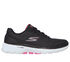 Skechers GO WALK 6 - Iconic Vision, BLACK / HOT PINK, swatch