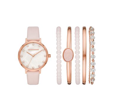 Clear Crystal Watch Giftset