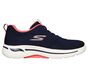 Skechers GO WALK Arch Fit - Unify, NAVY / CORAL, large image number 4