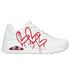 Skechers x JGoldcrown: Uno - Dripping In Love, WIT / ROOD, swatch