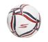 Hex Multi Wide Stripe Size 5 Soccer Ball, WIT / BLAUW, swatch