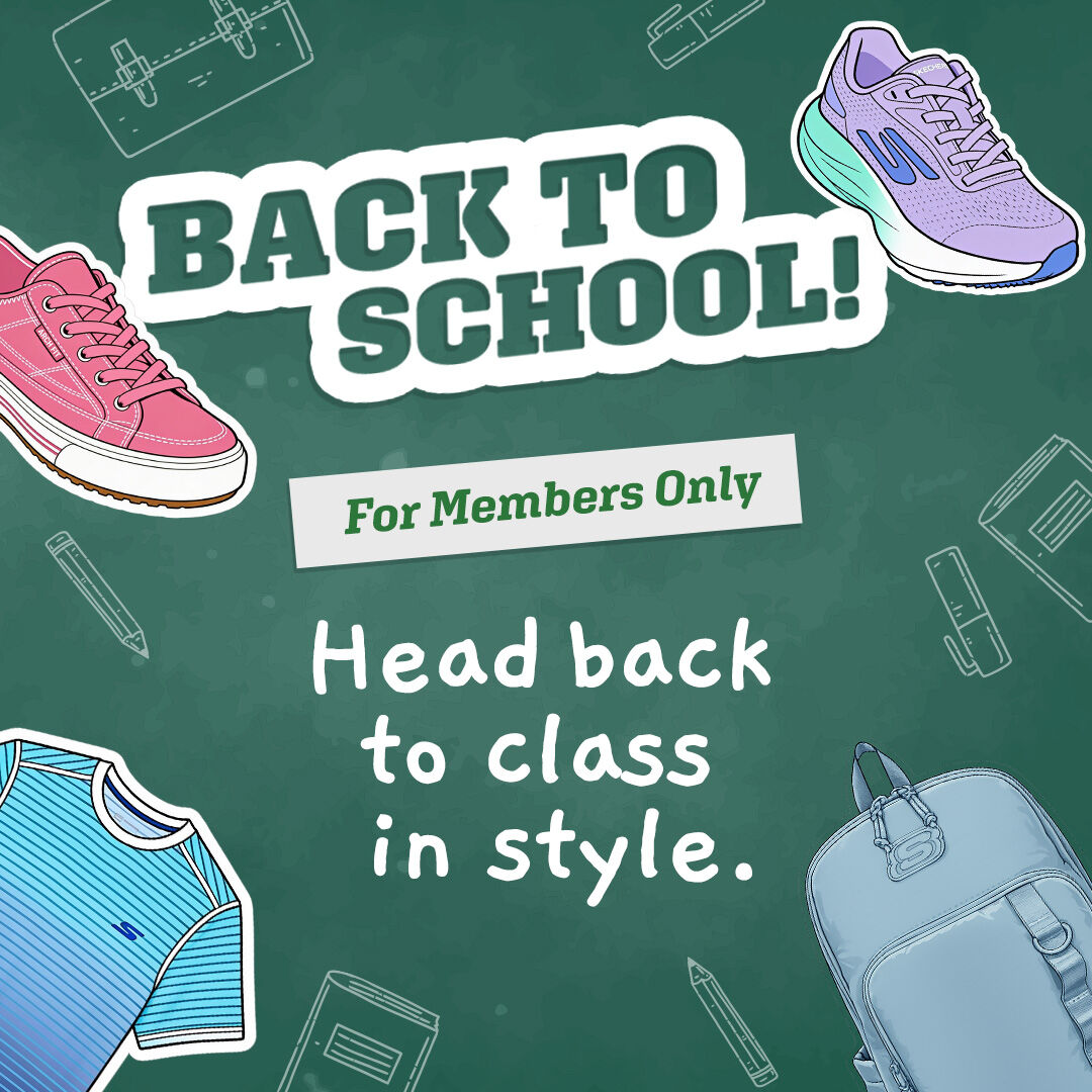 Back to School - Buy apparel and accessories and get 20% OFF - Members only