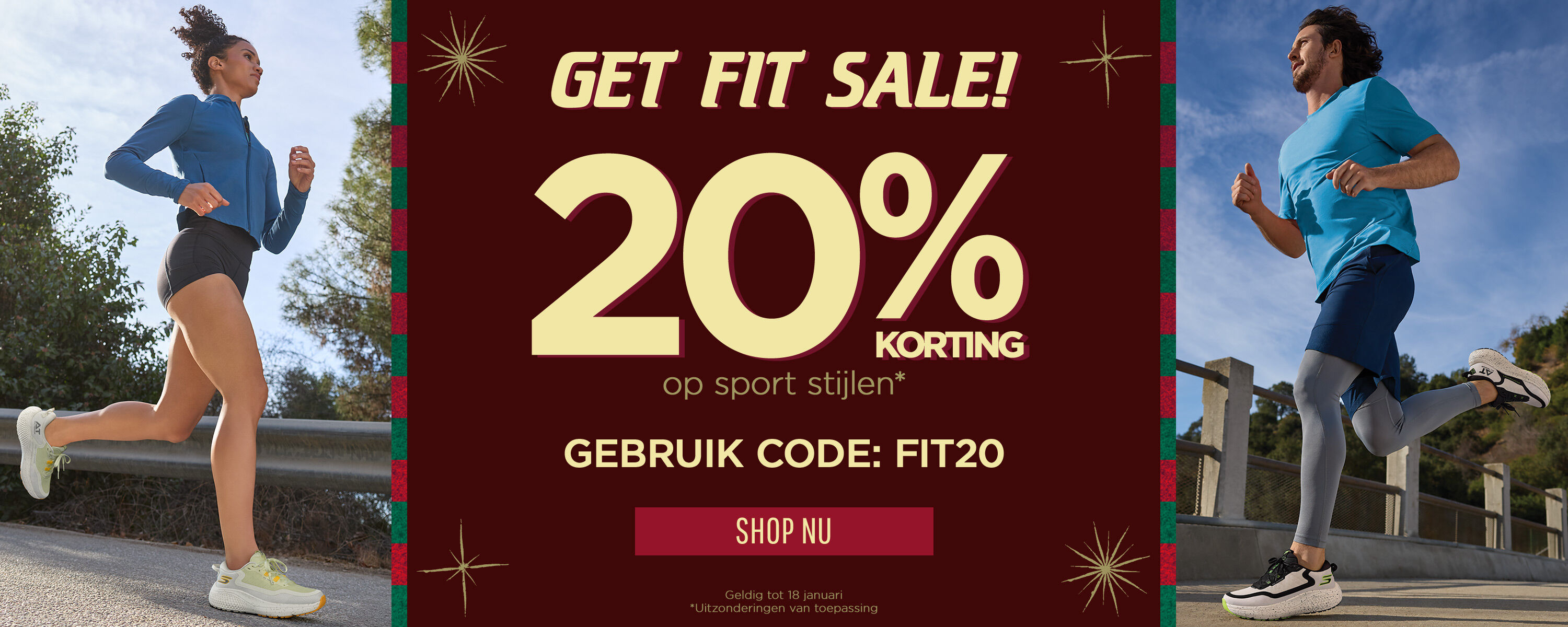 Get Fit Sale Hero Banner